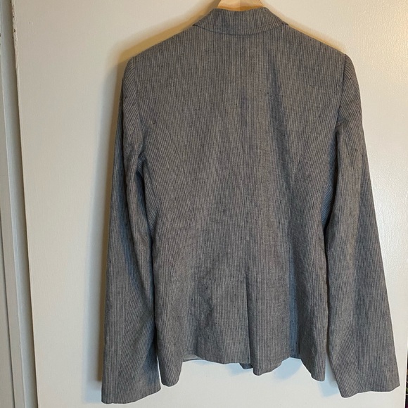 Linen Mix Suit Jacket - Picture 3 of 5